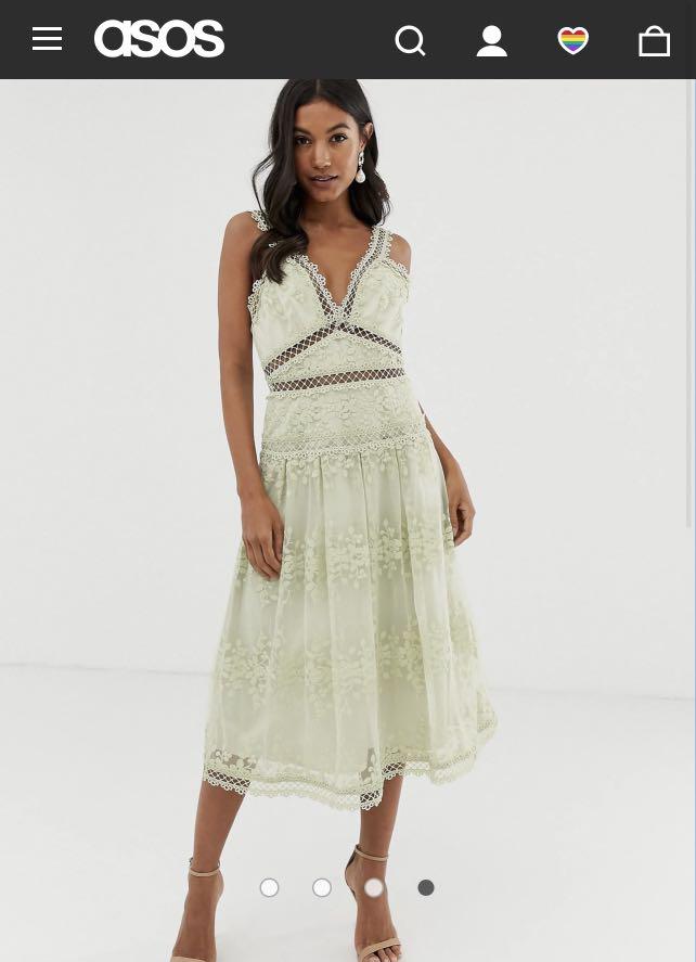 Asos design midi dress clearance