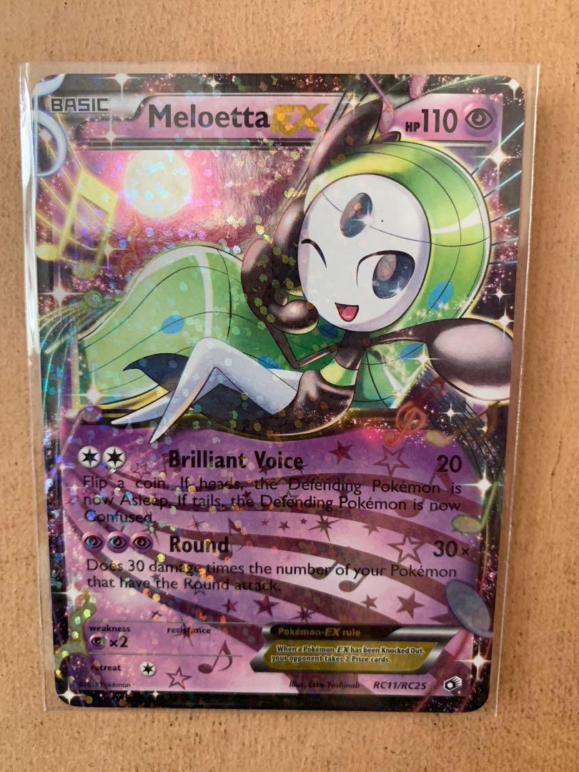 Pokémon TCG Meloetta-EX Legendary Treasures RC25/RC25 Full Art