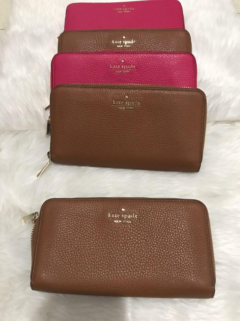 Orig Kate Spade Leila Large Continental Wallet, Women's Fashion, Bags &  Wallets, Wallets & Card holders on Carousell