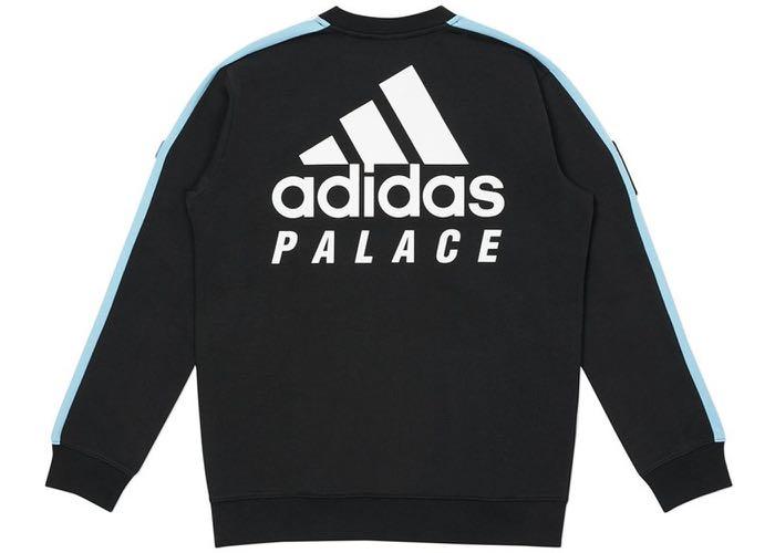 STEAL Authentic Palace x Adidas Sunpal Crewneck Black Men s