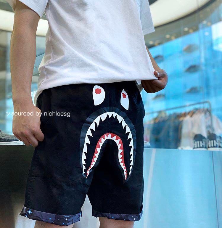 bape shorts space camo