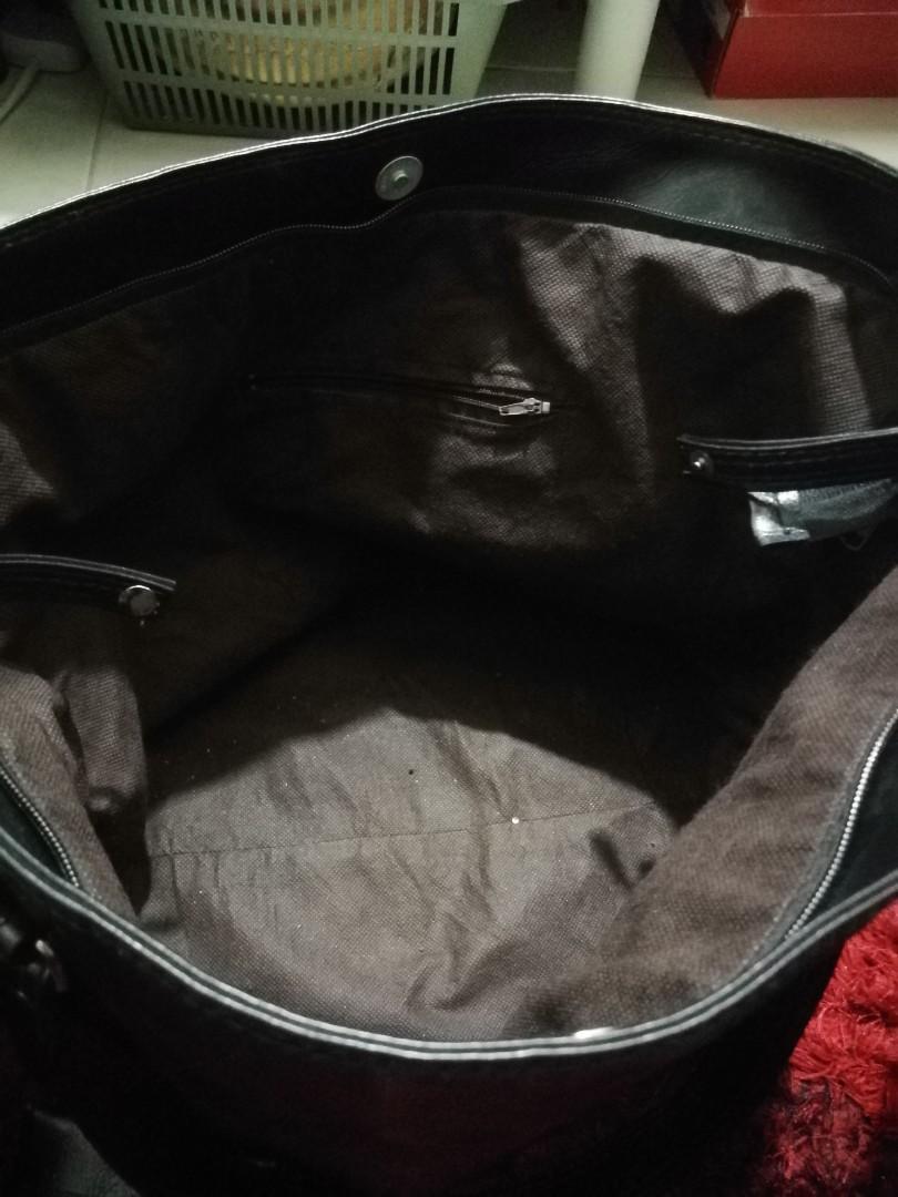 Beg Tangan Hitam Besar Luxury Bags Wallets On Carousell