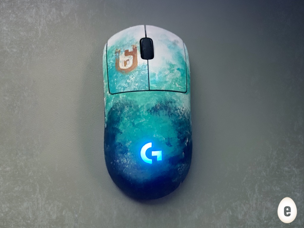 R6 Black Ice Custom Gaming Mouse Paint job, Computers & Tech, Parts