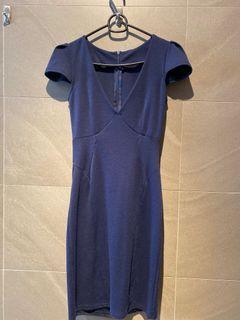 Blue Bodycon Dress