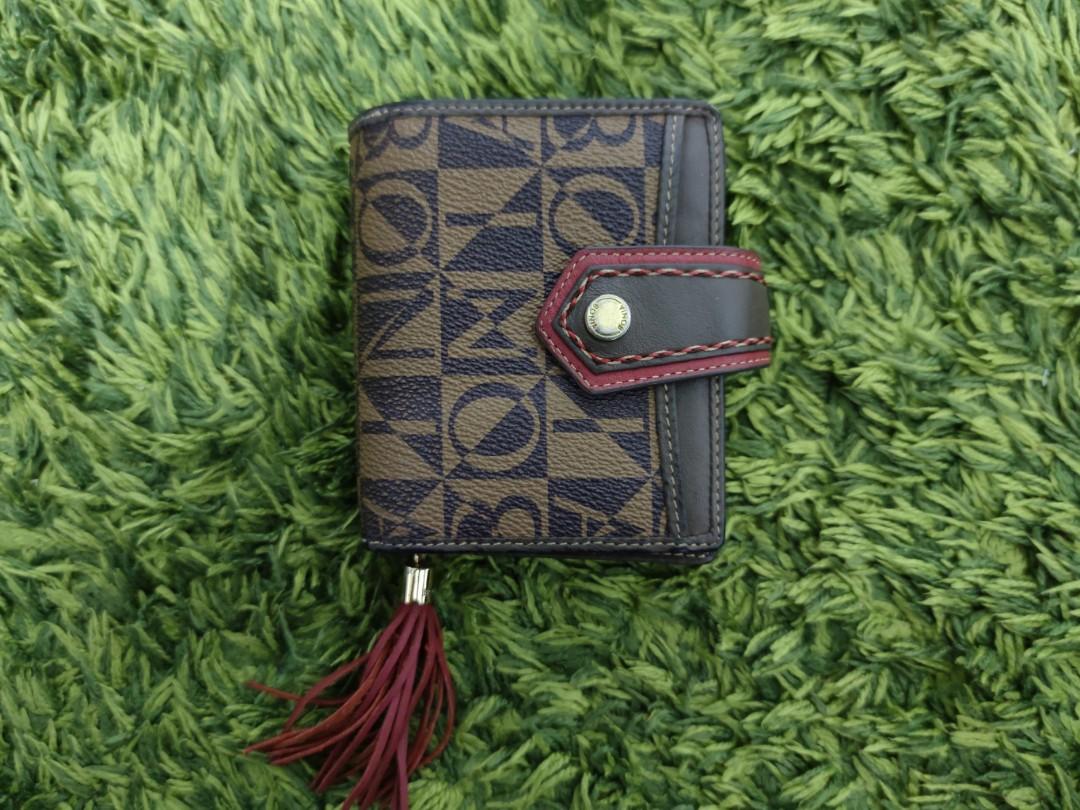 bonia monogram wallet