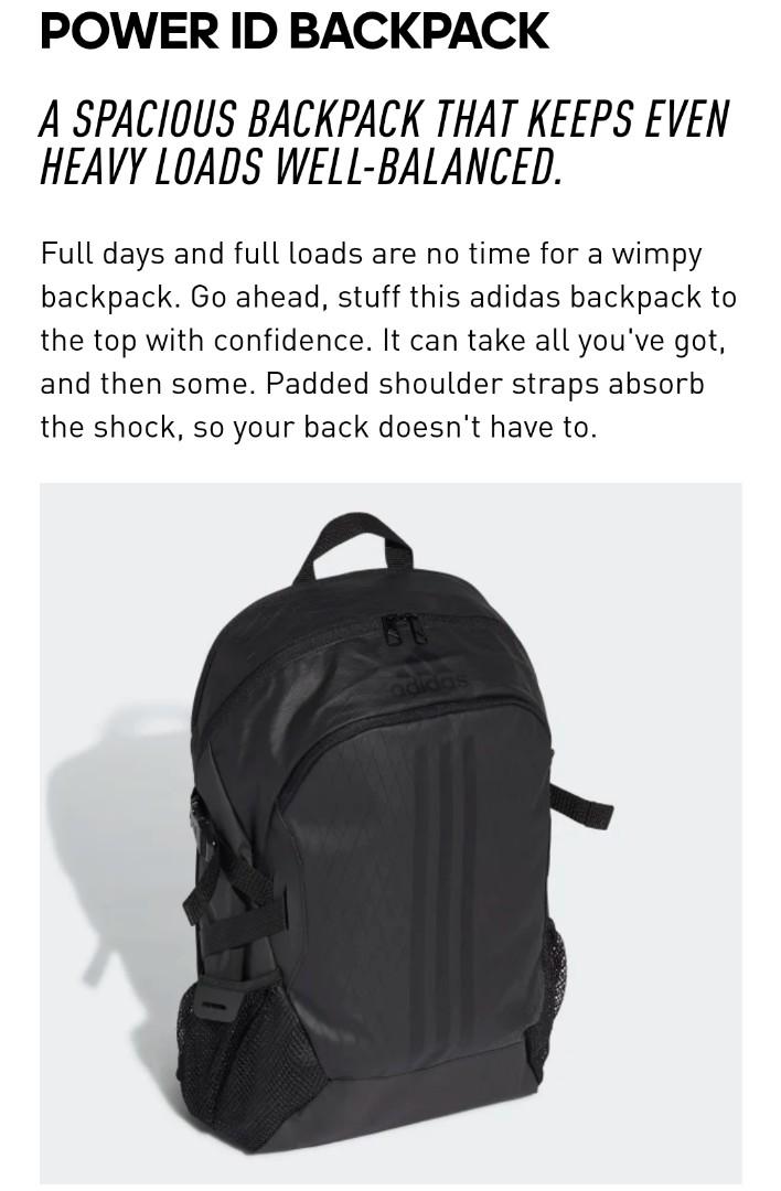 Brand New Original Adidas Power ID Backpack