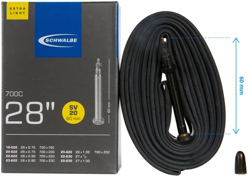 Schwalbe extra light store tubes