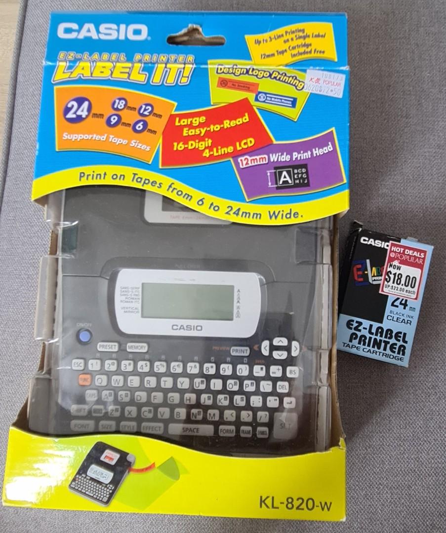 Casio Label It, Hobbies & Toys, Memorabilia & Collectibles, Stamps