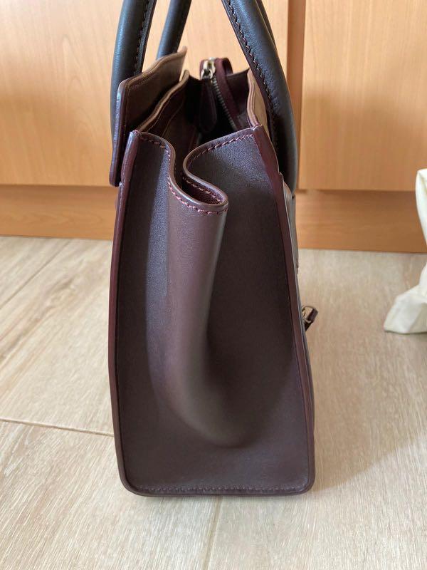 Celine micro luggage burgundy calfskin Women s Fashion Bags
