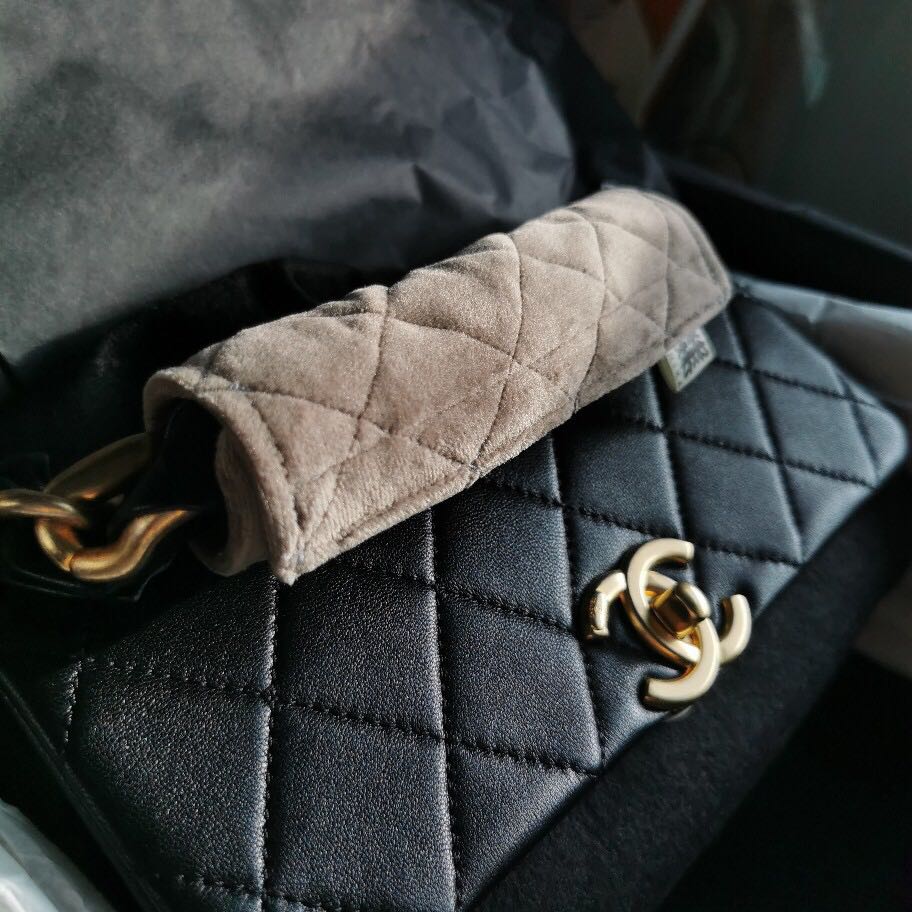 Chanel wrap top around chain bag