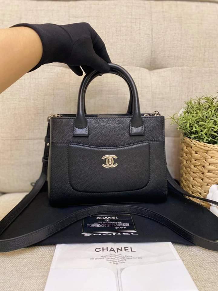 Chanel Neo Executive Mini in Caviar Black SHW, Luxury, Bags & Wallets on  Carousell