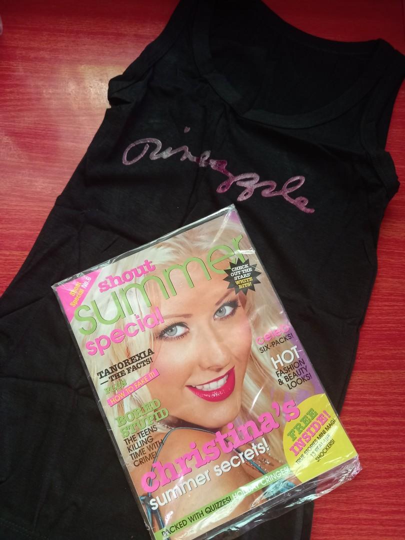 Chistina aguilera (Category: Magazines) located in Quezon City. Submitted by collectiblespopupshop (Listing ID 1095206362, Image 3). Description: christina aguilera magazine with sando top made in usa collectors items rare and hard to find.