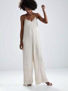 Creased-effect jumpsuit