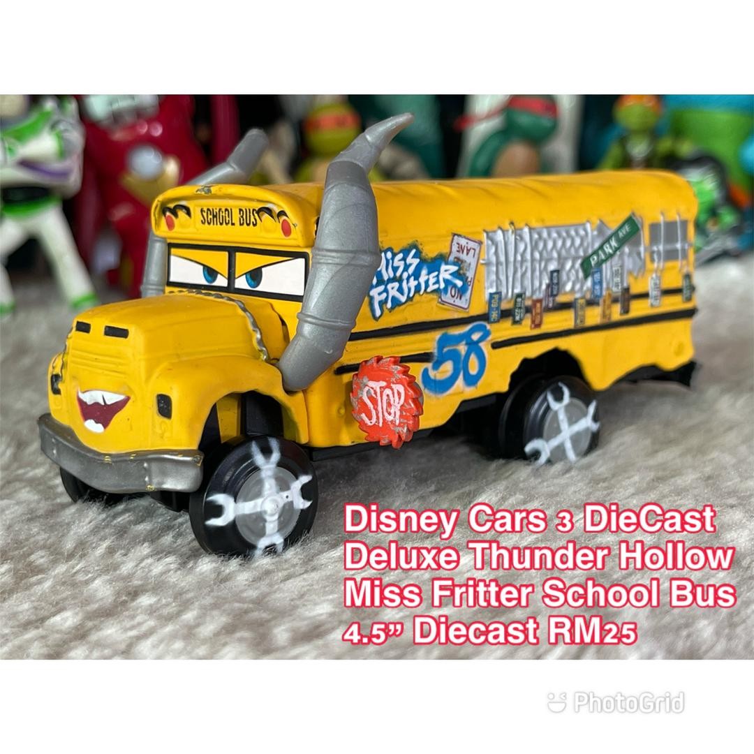 Disney cars hot sale school bus