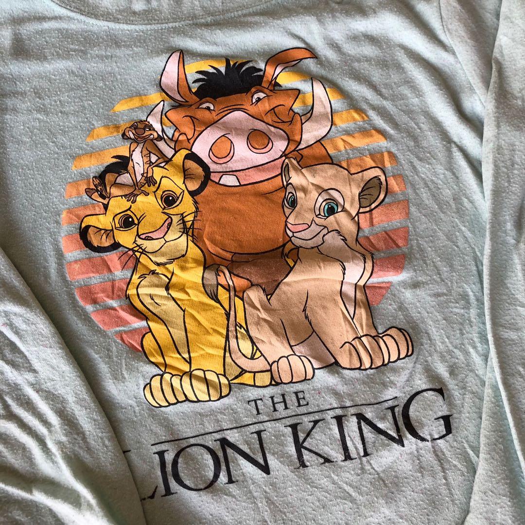 Disney Lion King Sweatshirt Women s Fashion Tops Longsleeves on