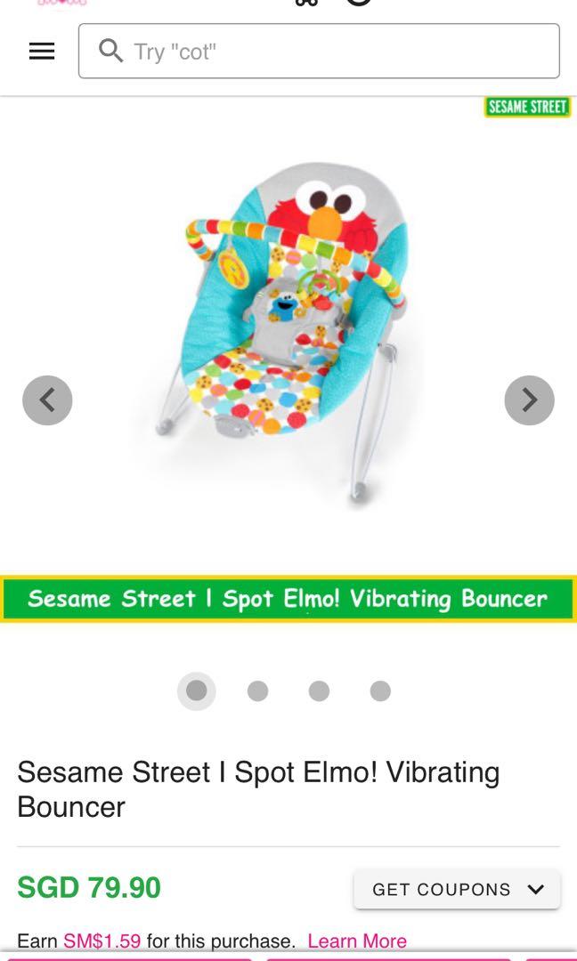 Elmo Baby Rocker/ Bouncer, Babies & Kids, Baby Nursery & Kids Furniture