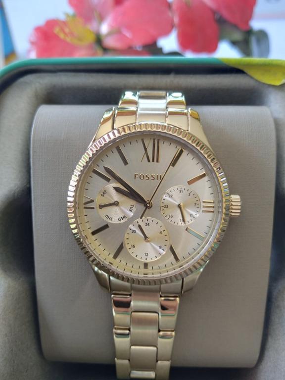 Womens big face fossil sales watches