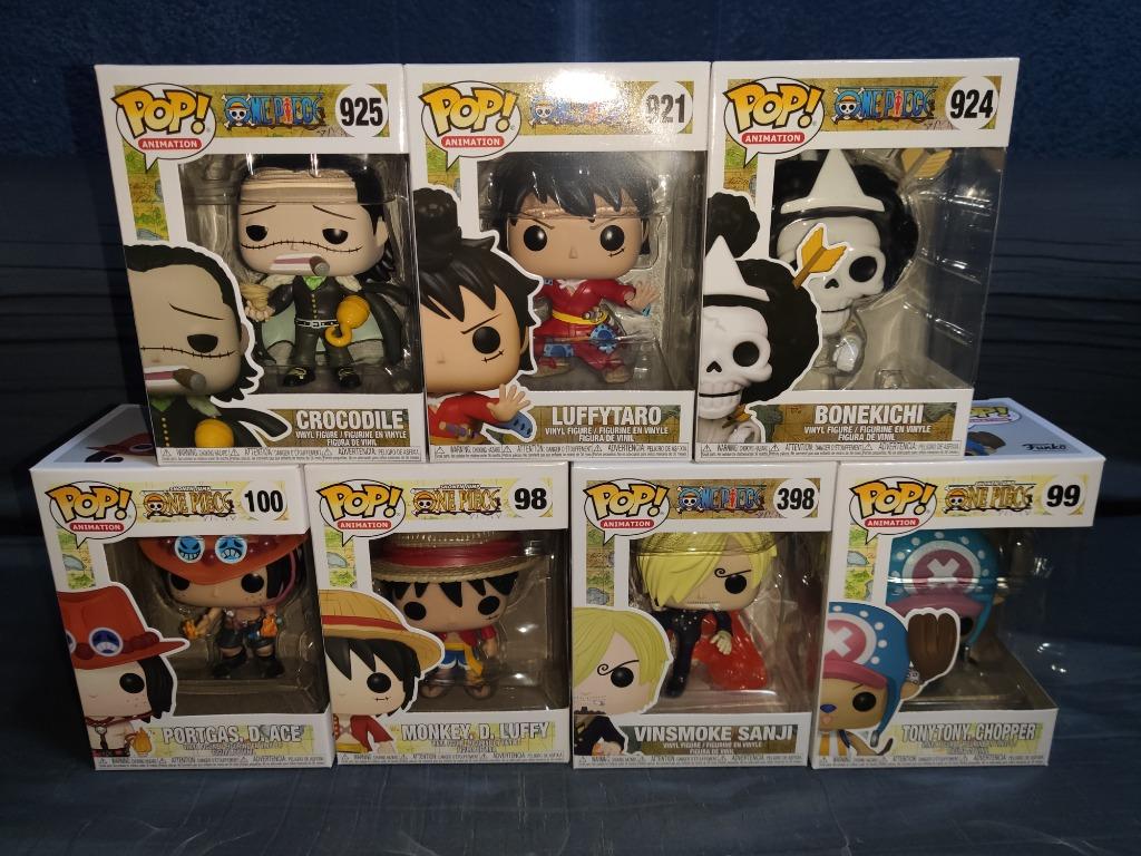 Funko Pop One Piece Set Luffy Sanji Chopper Ace Luffytaro Bonekichi Crocodile Hobbies Toys Toys Games On Carousell
