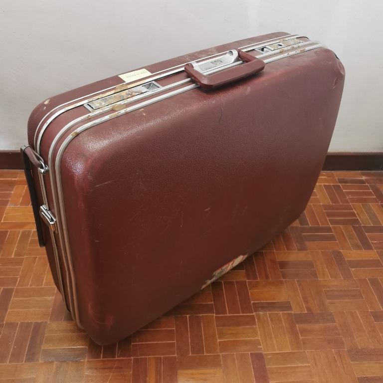 Genuine 1970s Vintage Retro ECHOLAC Travel Luggage Bag