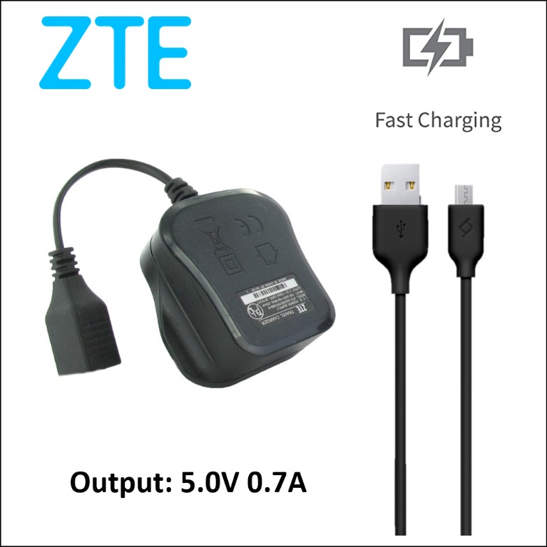 Chargeur Mural ZTE STC-A22O501700USBA-Z Adaptateur Secteur 5.0V 700mA - Occasion