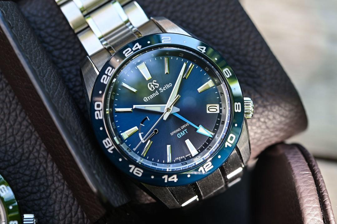 Grand Seiko Spring Drive GMT SBGE255, Luxury, Watches on Carousell
