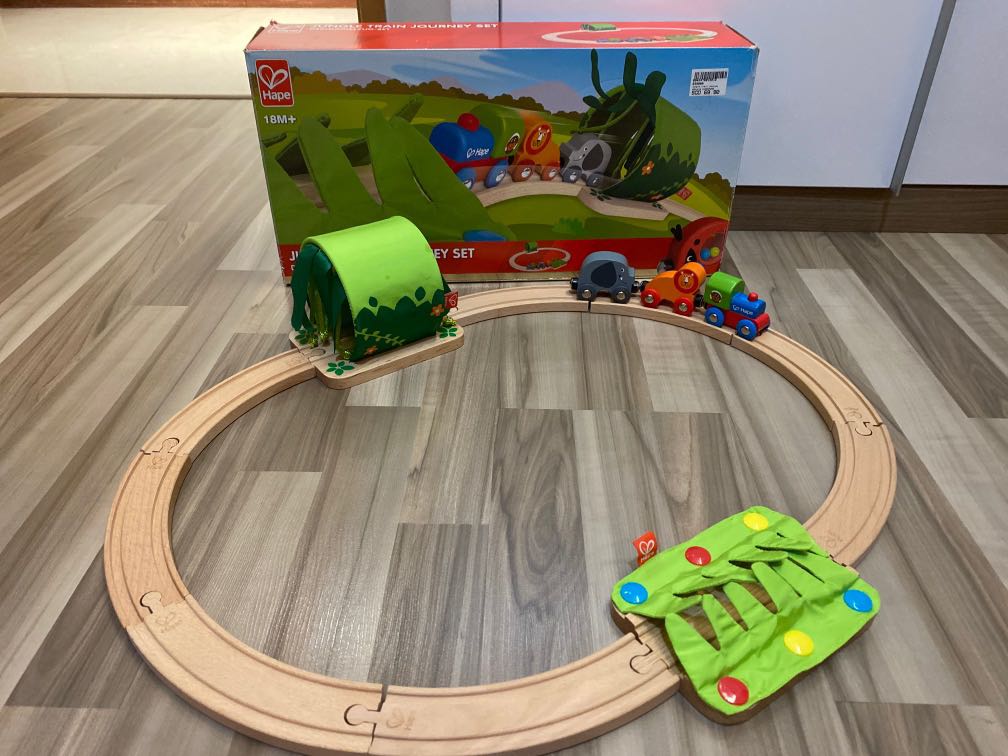 Hape jungle cheap train journey set