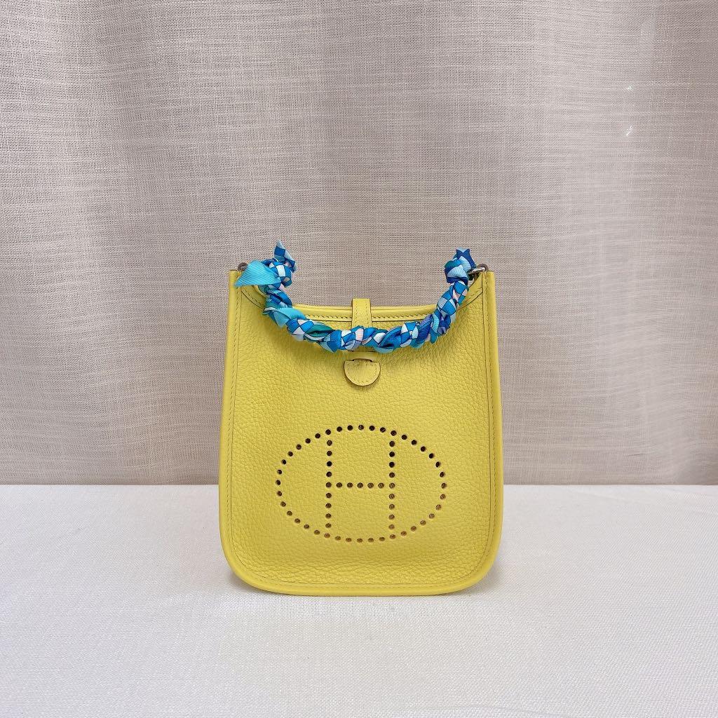 hermes evelyne mini yellow