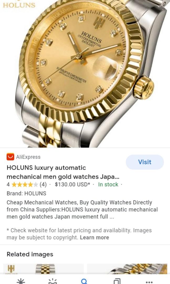 Holuns Two Tone Watch