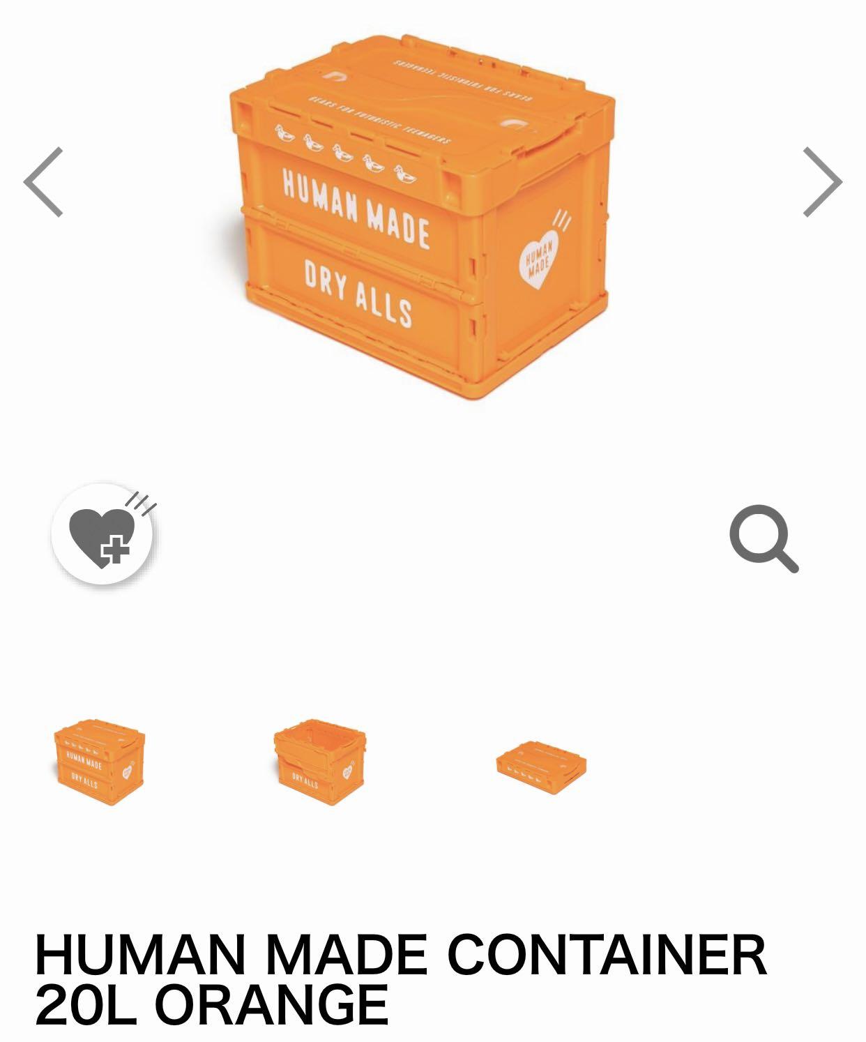 HUMAN MADE CONTAINER 20L GDC コンテナ RED 新品