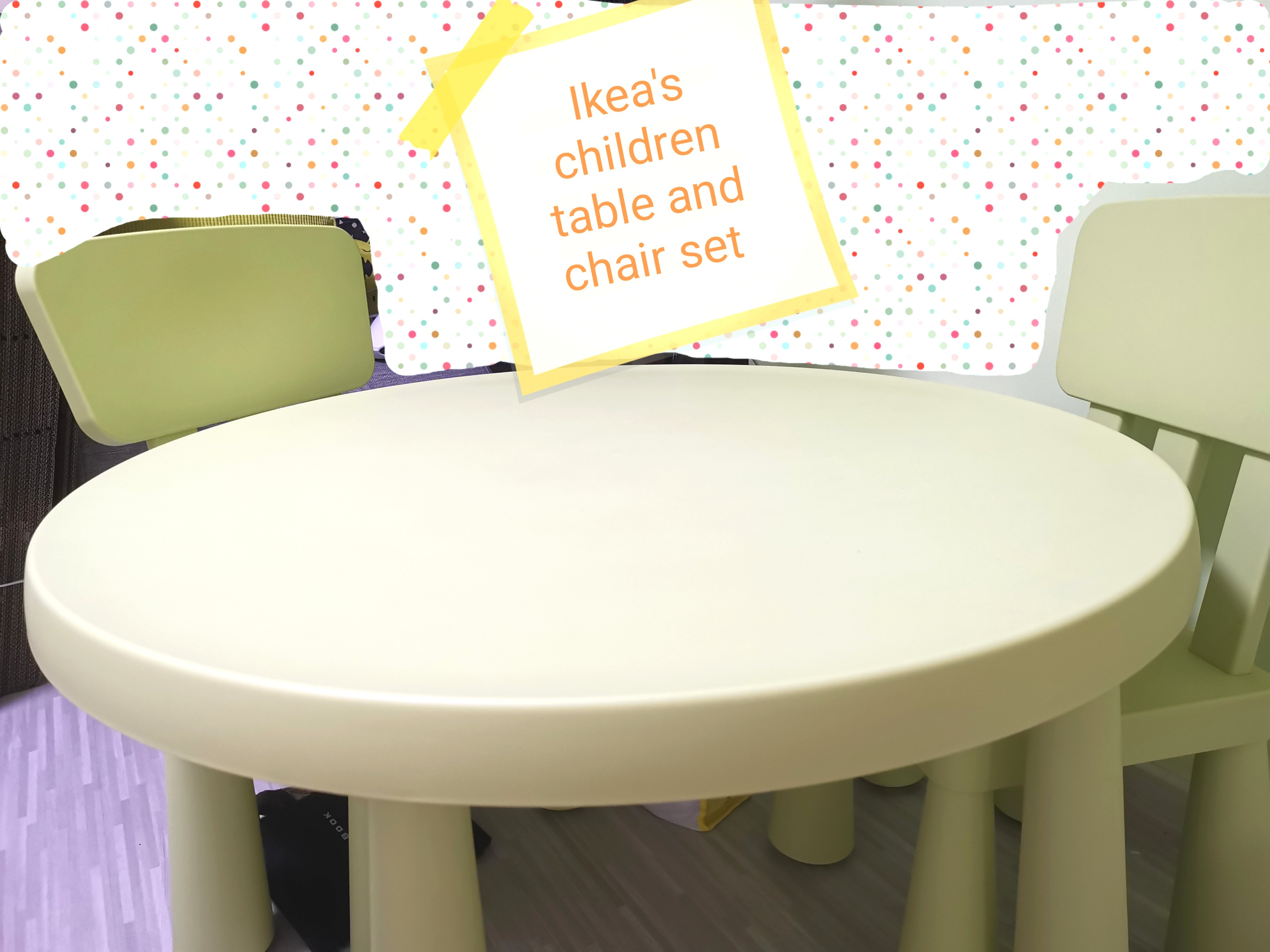 IKEA Children Table and Chairs Set, Babies & Kids, Baby Nursery & Kids ...