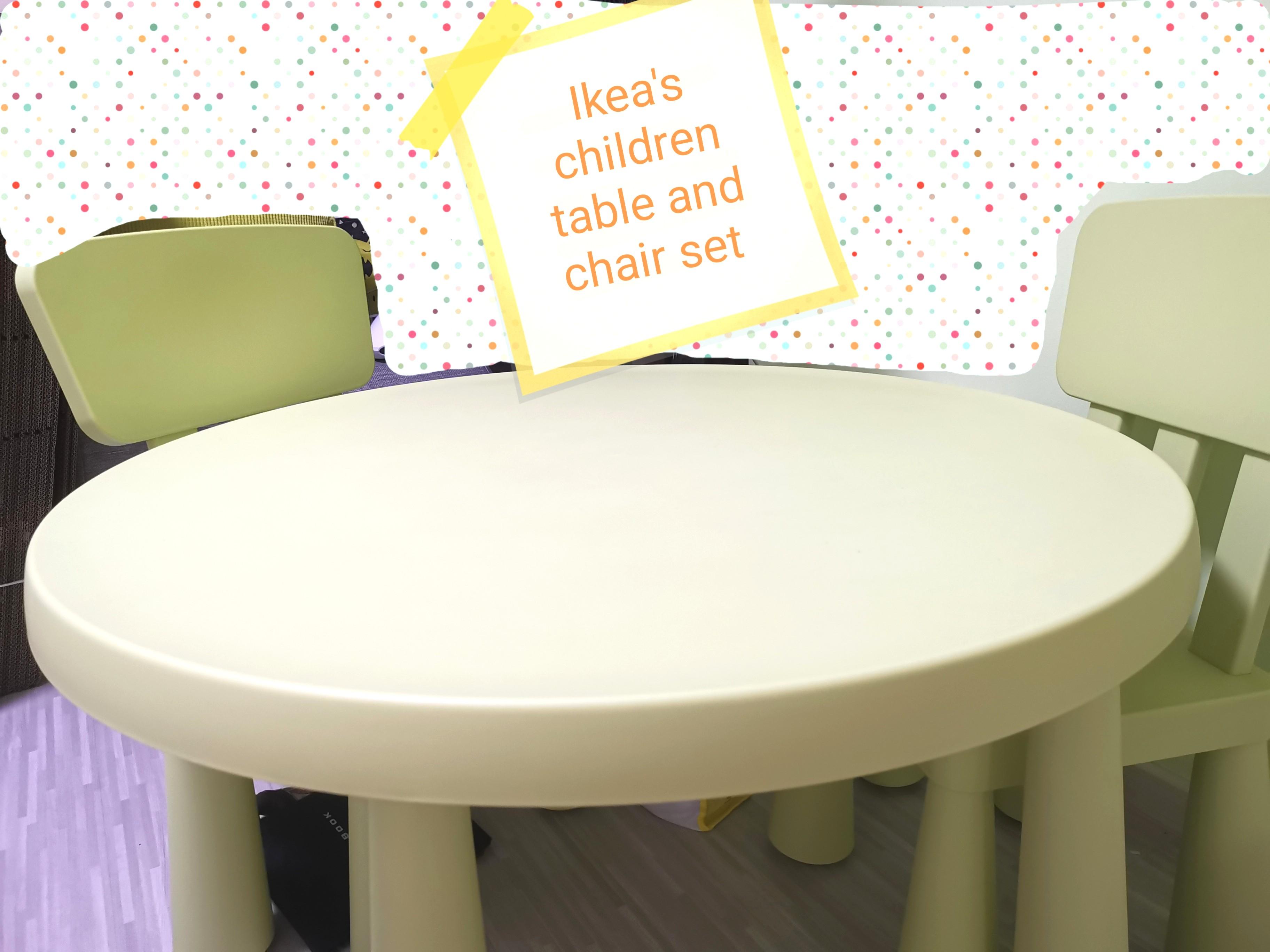 Ikea Children Table And Chairs Set Babies Kids Baby Nursery Kids Furniture Kids Tables Chairs On Carousell