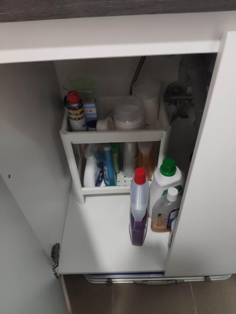 IKEA Vesken bathroom shelf 2tier, Home & Furniture, Furniture on Carousell