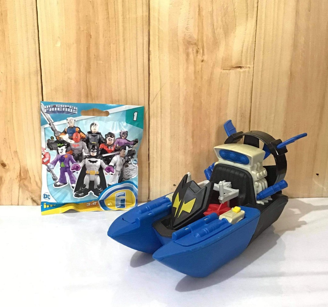 Imaginext DC Super Friends Bat Boat with Batman Zero Year Blind Bag,  Hobbies & Toys, Toys & Games on Carousell