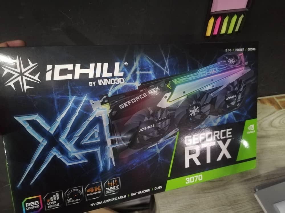 INNO3D GEFORCE RTX 3070 ICHILL X4 NON-LHR!, Computers & Tech