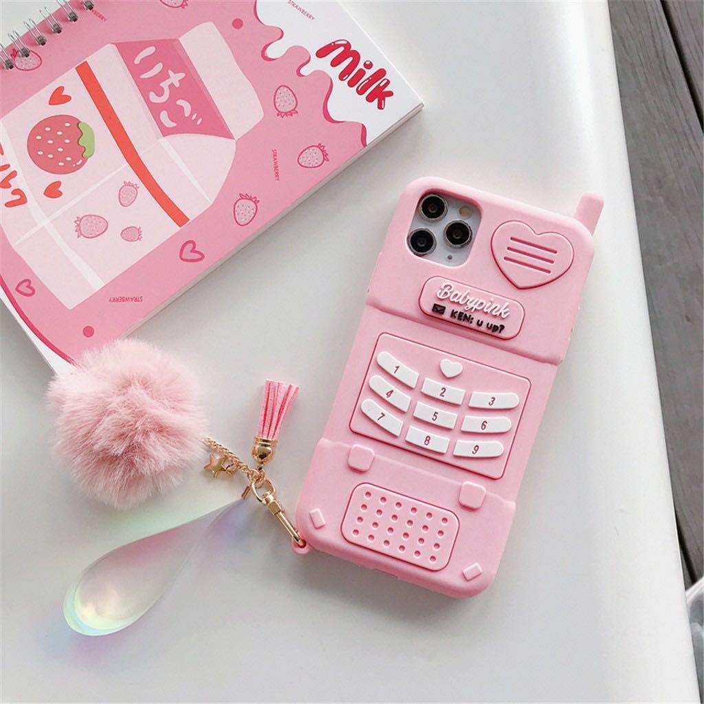 Iphone 12 Pro Max Case Babypink 3d Cute Case Mobile Phones Gadgets Mobile Gadget Accessories Cases Sleeves On Carousell