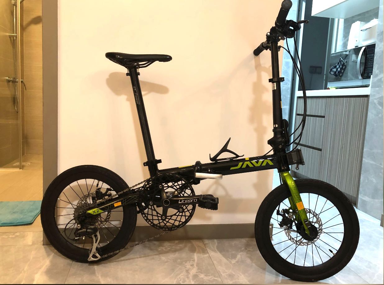 Java X2 folding bike (upgraded parts), Sports Equipment, Bicycles ...