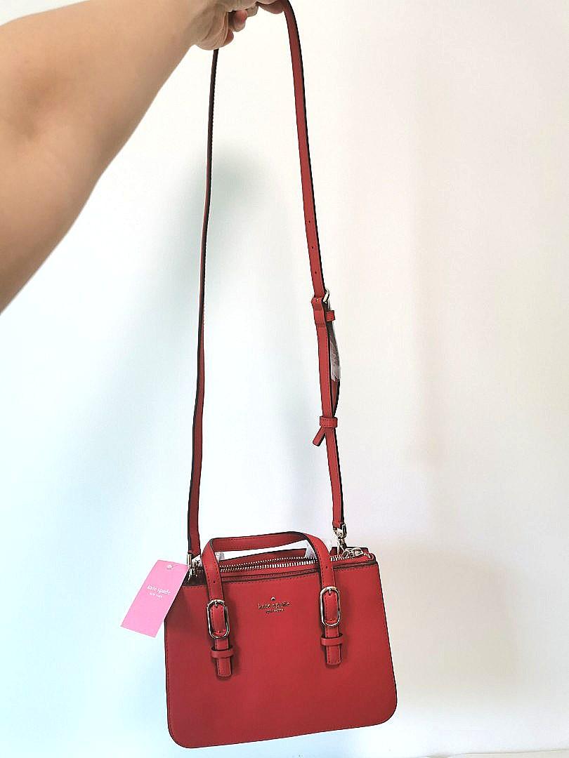 Kate Spade Connie Sm Triple Gusset Satchel Red