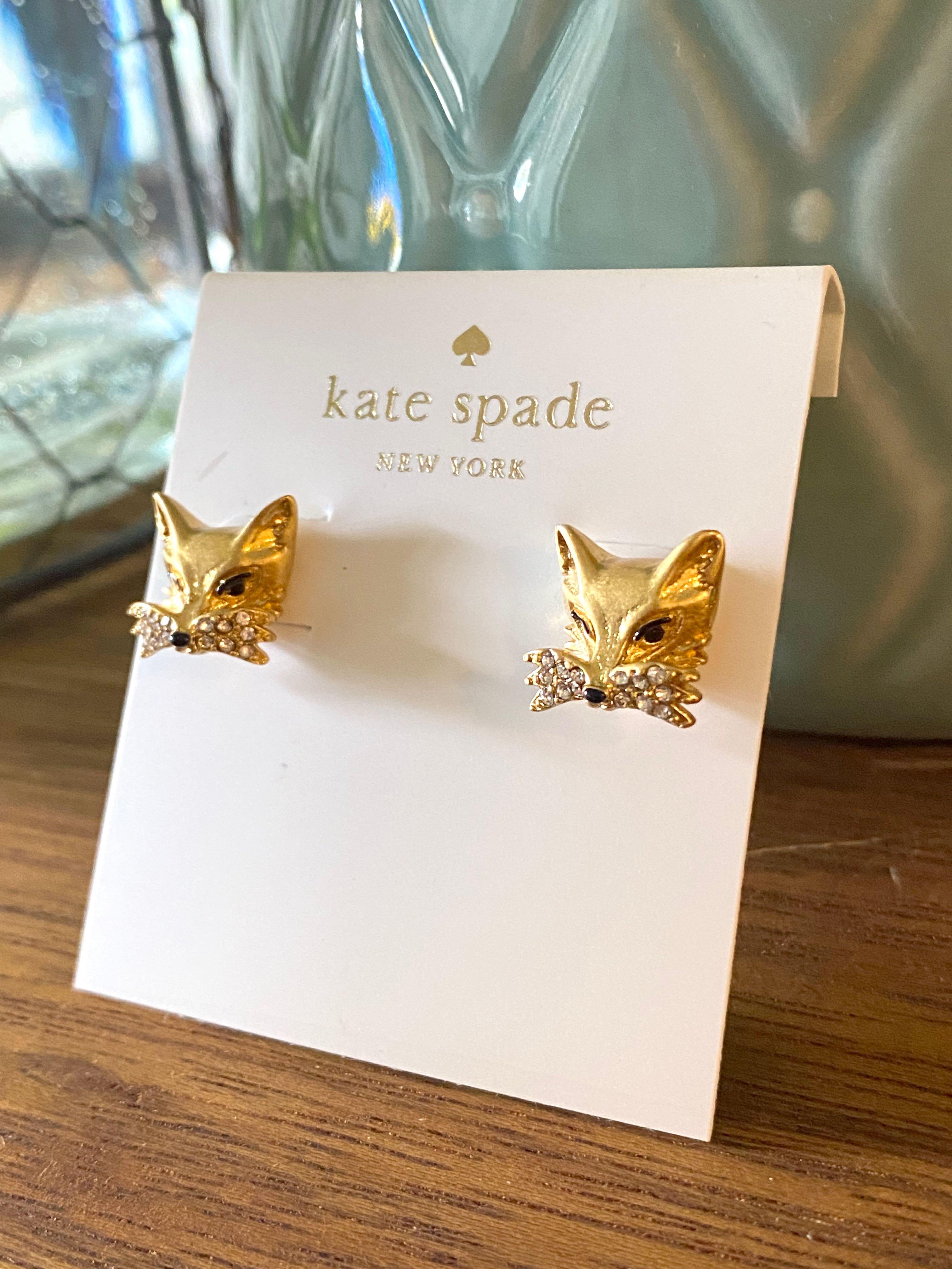 Kate spade discount fox earrings