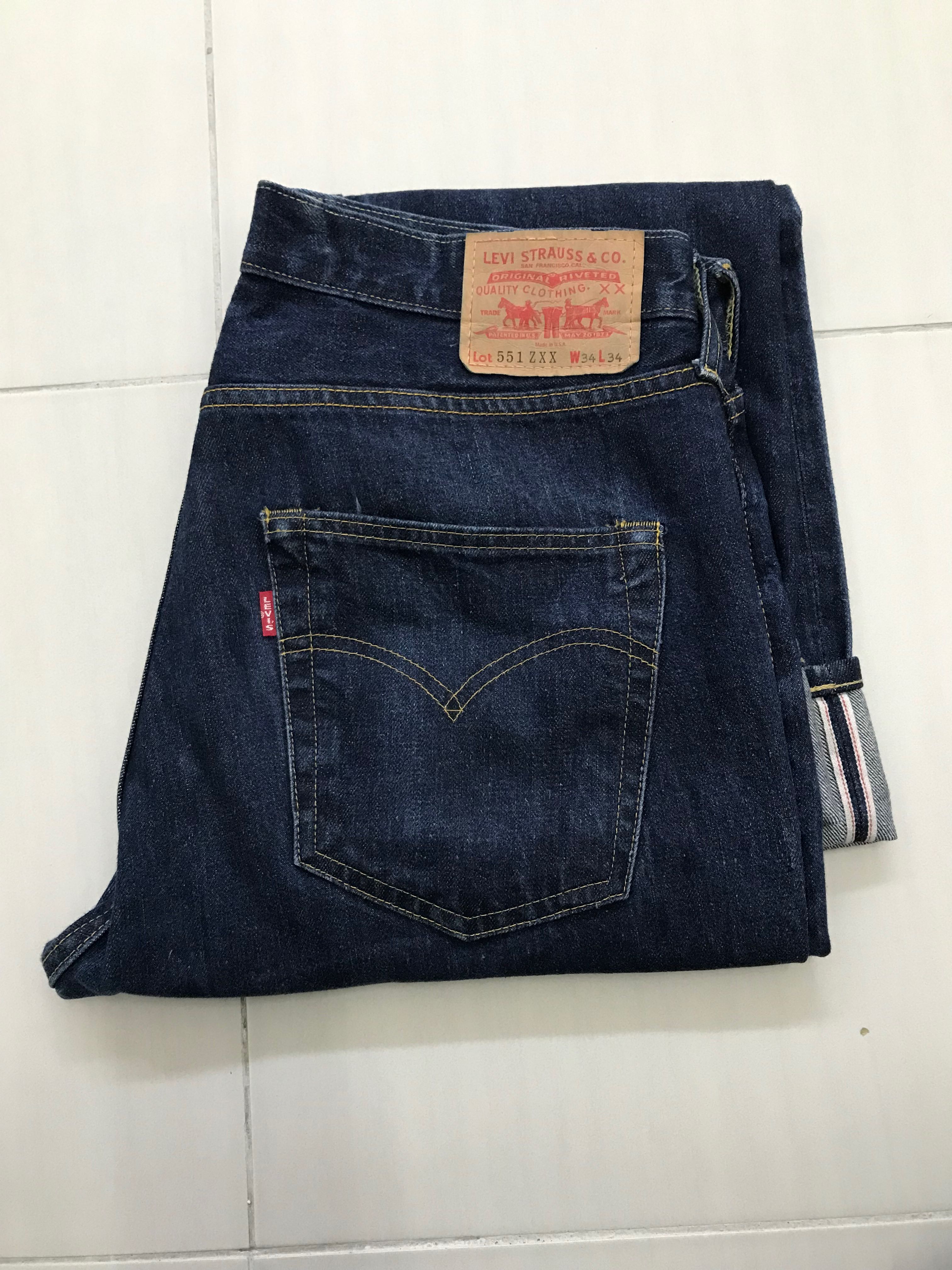 Levis 551 zxx hotsell