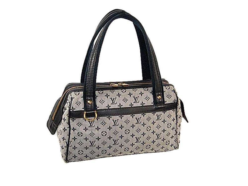 Louis Vuitton - Navy Monogram Mini Canvas Josephine PM - Is there