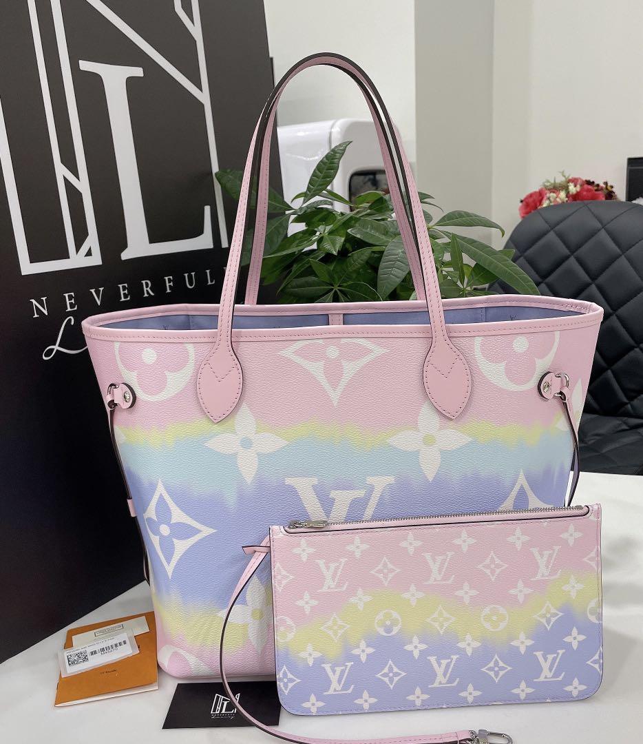 Louis Vuitton Escale Neverfull MM Giant Monogram Pastel, Luxury, Bags &  Wallets on Carousell