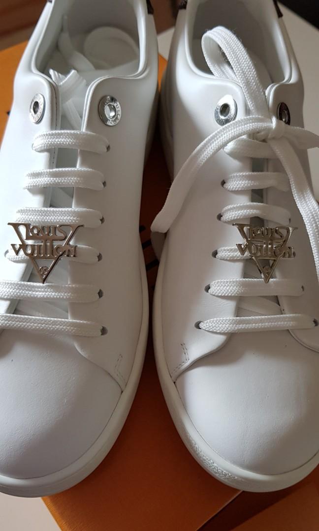 Louis Vuitton White Sneakers, Women's Fashion, Footwear, Sneakers on  Carousell