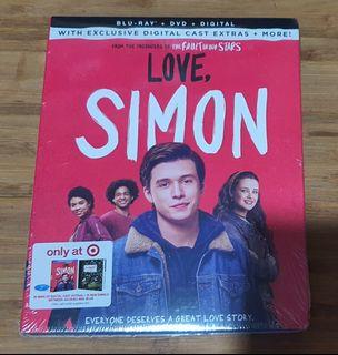 Love Simon - Bluray + DVD - TARGET EDITION Price - 900 Pesos Sealed and New