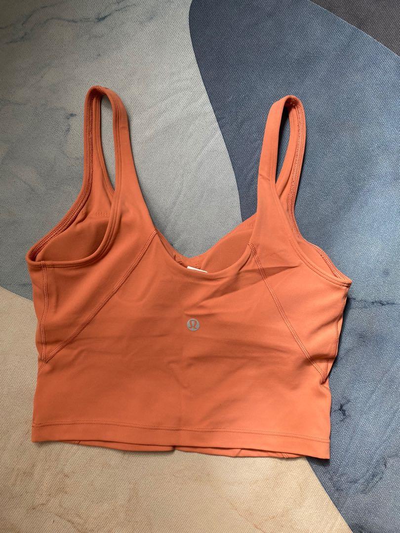 Lululemon align tank in rustic coral size 4, Women's Fashion, Activewear on  Carousell