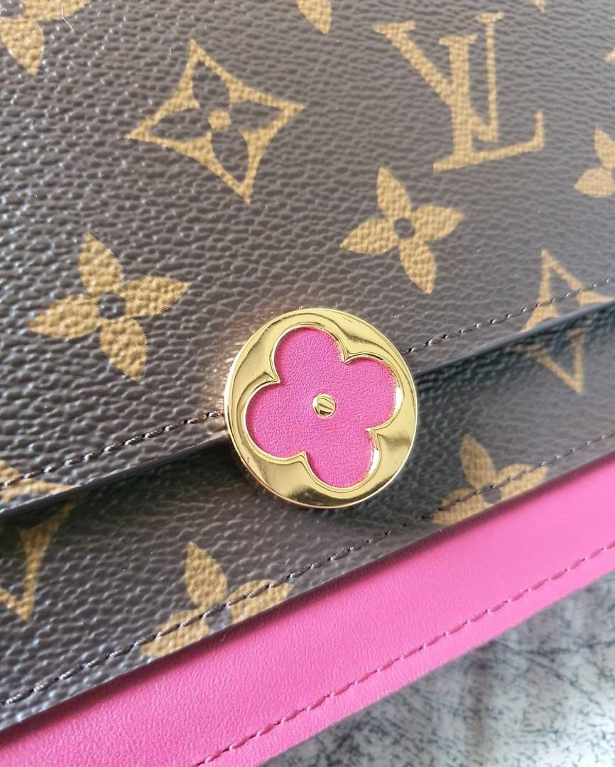 LV Pochette Vector Flower Logo Monogram, Luxury, Bags & Wallets on Carousell