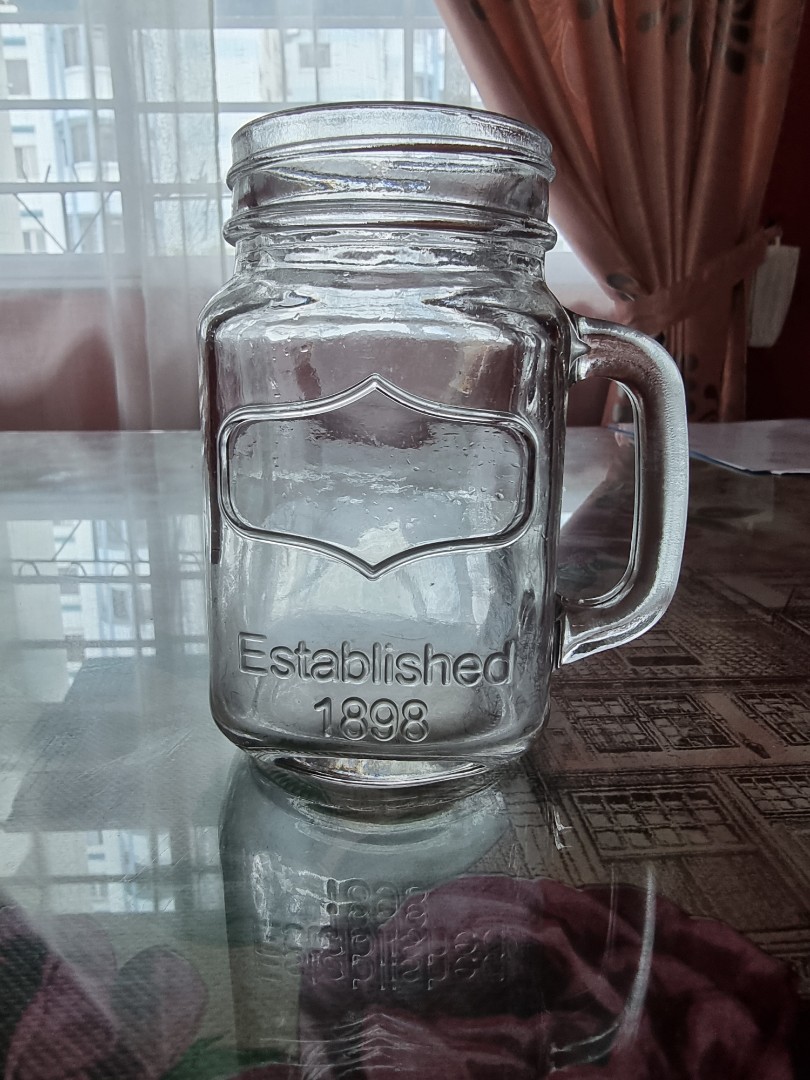 Mason jar without lid, Furniture & Home Living, Kitchenware & Tableware, Dinnerware & Cutlery on