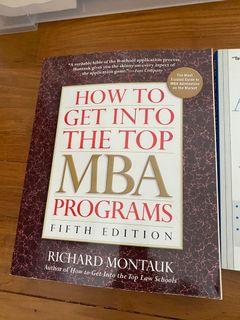 MBA prep books