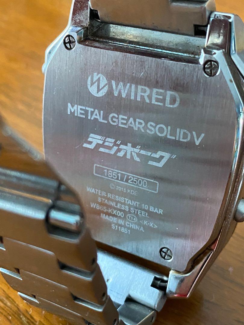 Seiko Wired Metal Gear Solid V5 Collaboration Model Wrist Watch The Phantom  Pain | eBay
