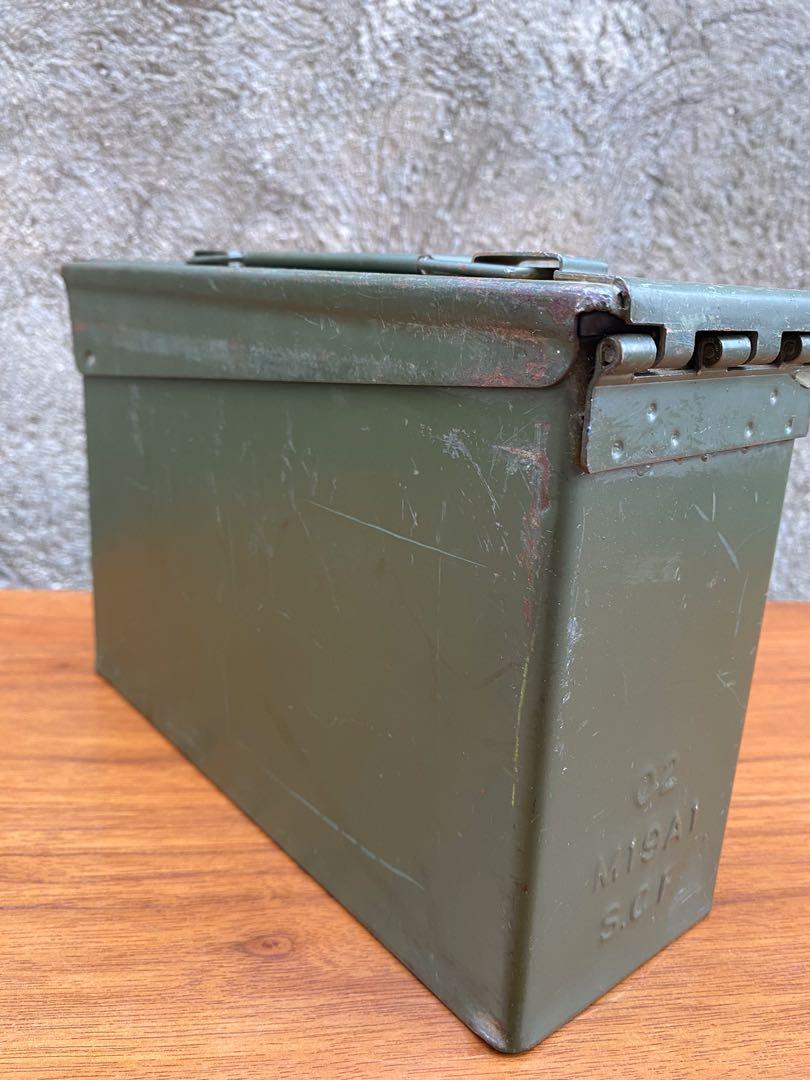 MILITARY METAL AMMO CASE / TOOL BOX / STORAGE BOX (Category: Storage Boxes & Baskets) located in Paranaque City. Submitted by jayyator (Listing ID 1095319419, Image 3). Description: These are thrifted items. All items are sold as is, major or minimal flaws are shown in the posted photos. Please limit your expectations. Pickup or delivered via LALAMOVE/GRAB/SPEEDY or your desired courier from Parañaque City, Metro Manila 1715 Enjoy Shopping!.