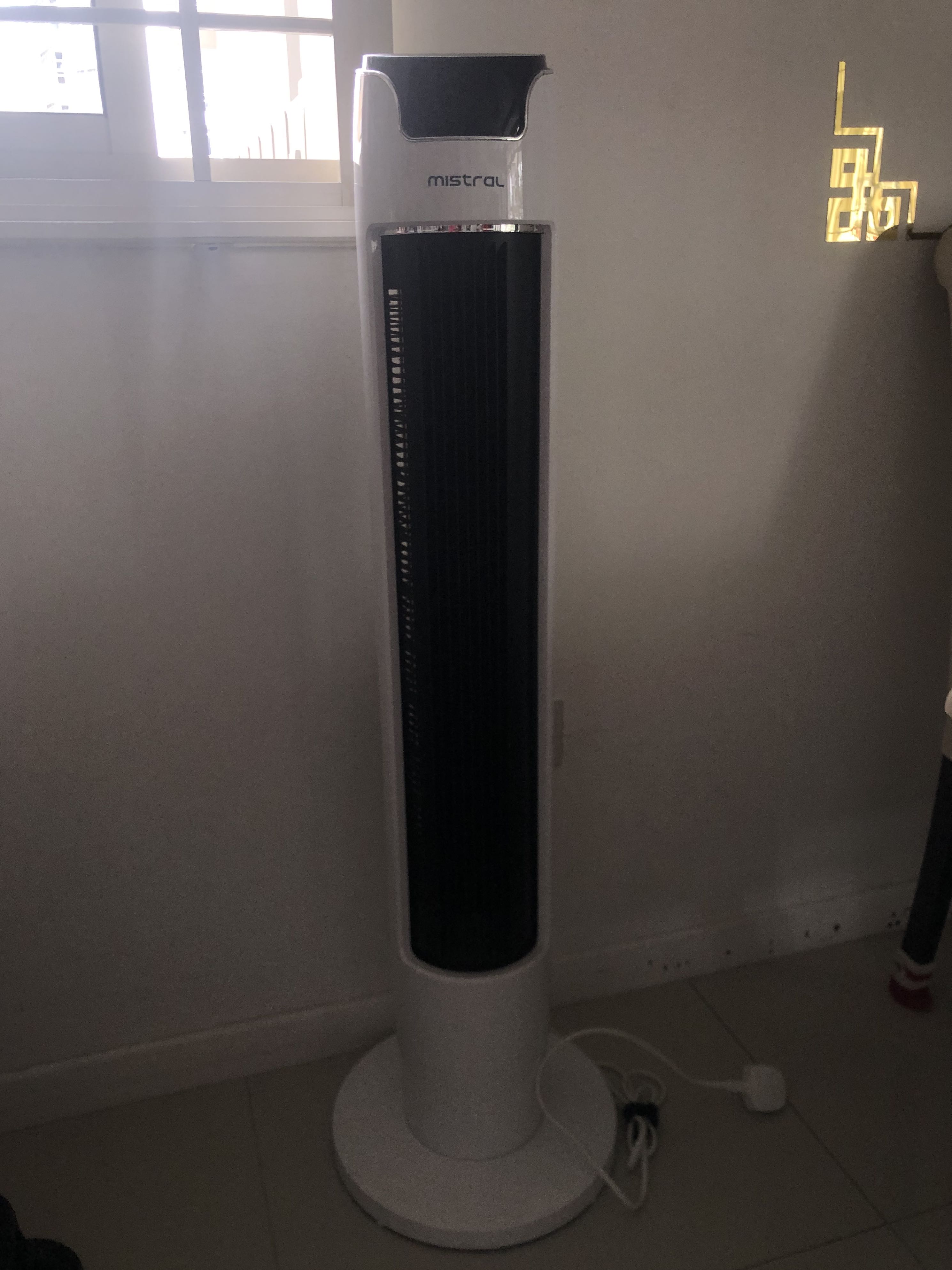 Mistral 6 Speed Tower Fan with Remote MFD4880R, Furniture & Home Living, Lighting & Fans, Fans
